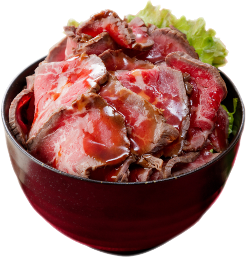 【お肉の量が選べる】ローストビーフ丼